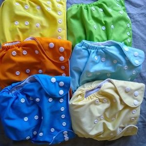 6 pocket cloth diapers